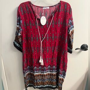 Boho mini dress